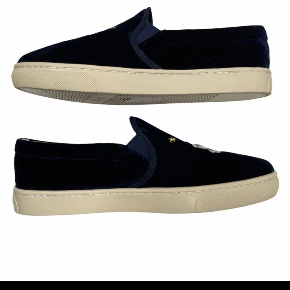 Soludos Blue Velvet Sheep Shoes Slip-on 8.5 - Picture 4 of 9